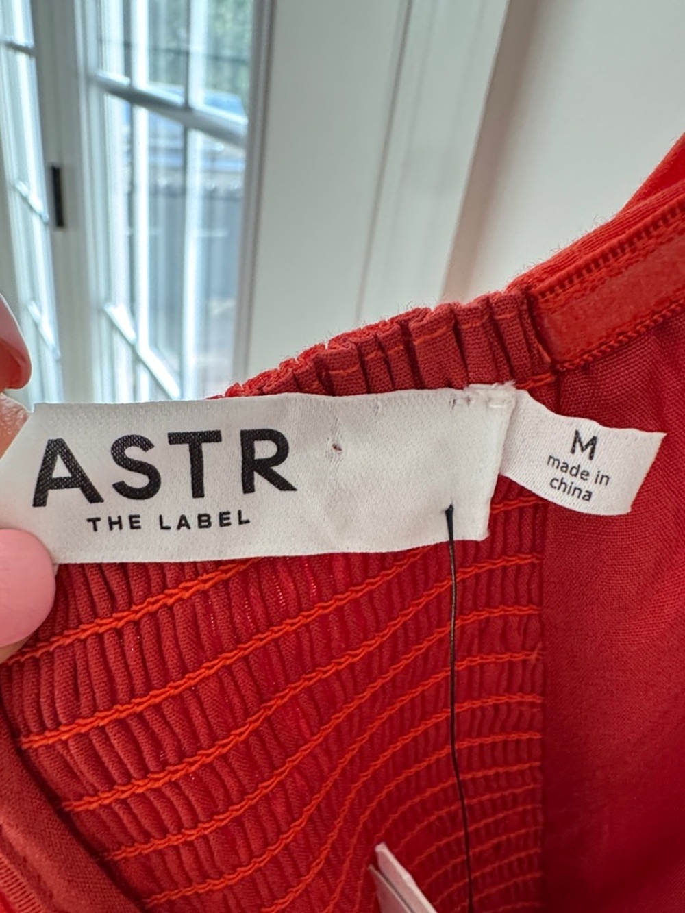 NWT Anthropologie ASTR the Label Orange Kalia Halter Keyhole Dress M - Picture 11 of 16